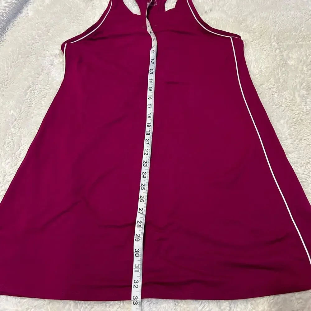 Nike Dri-FIT Women's Tennis Court Dress in Purple Size Large Mid Length - Picture 4 of 8